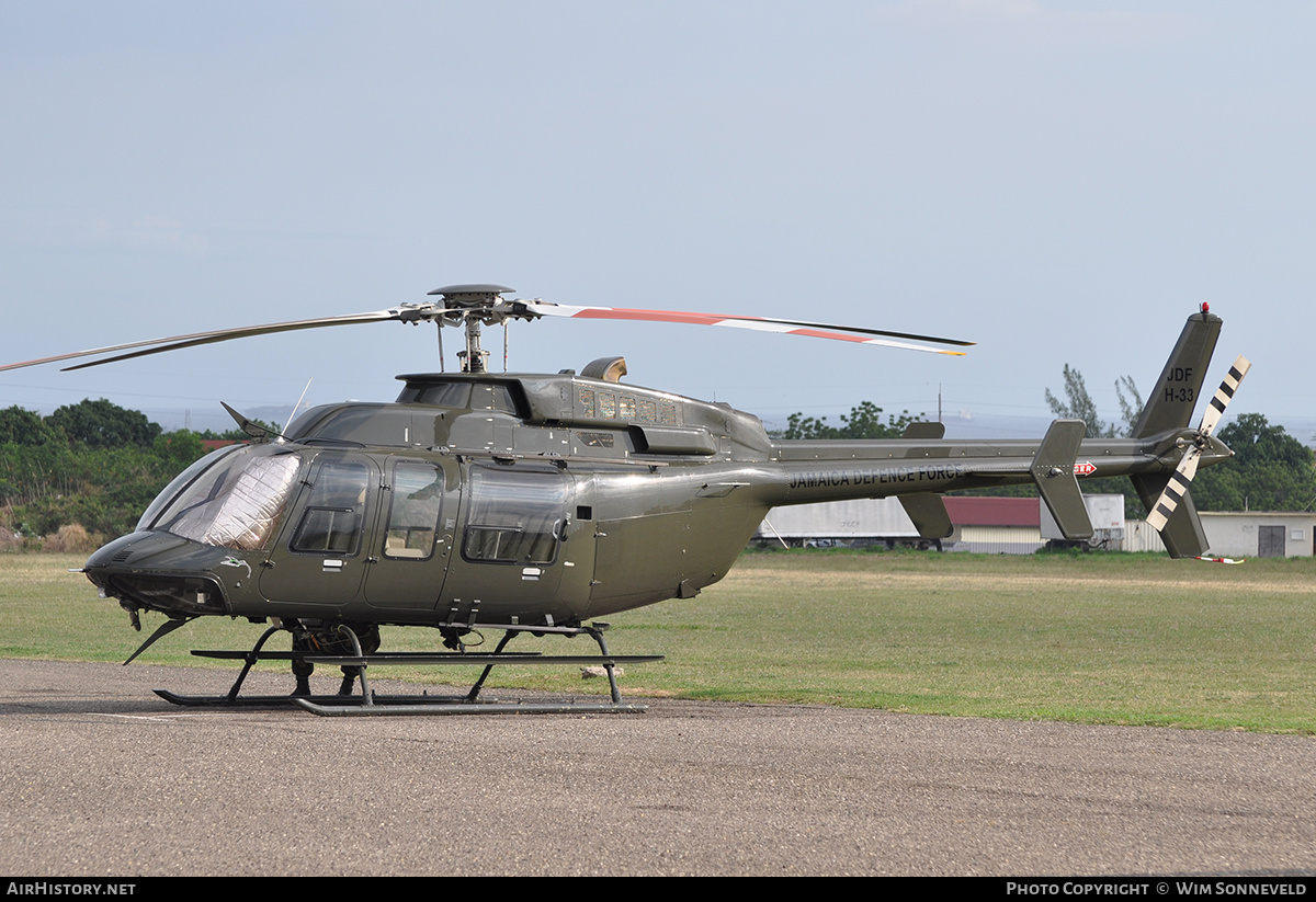 Aircraft Photo of JDF H-33 | Bell 407 | Jamaica - Air Force | AirHistory.net #671990