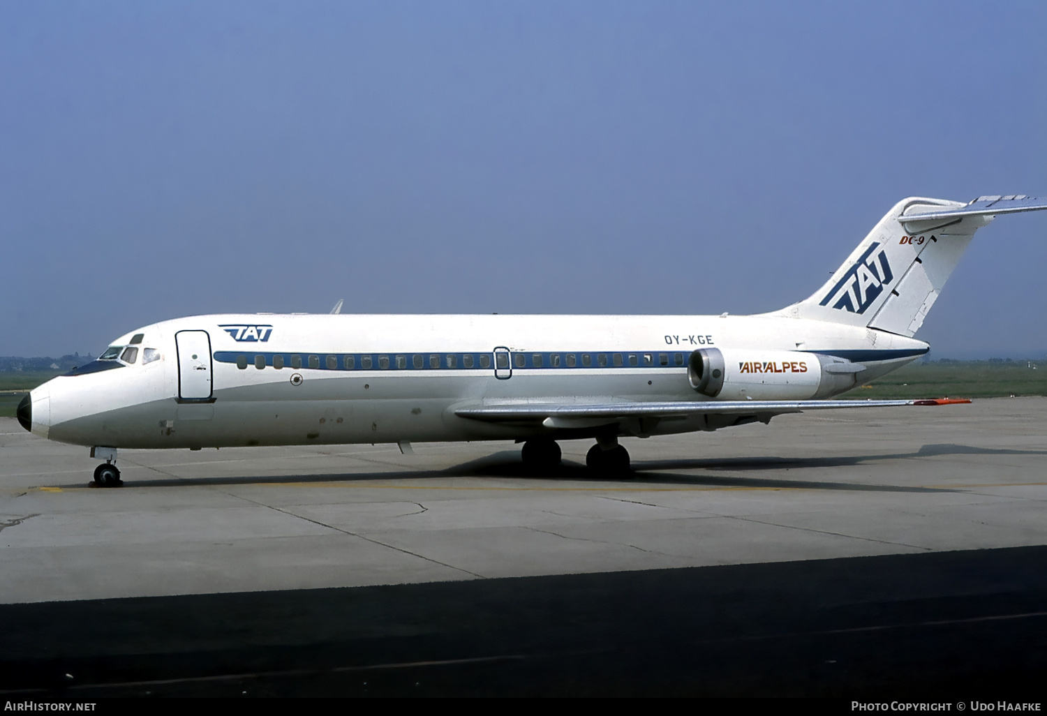 Aircraft Photo of OY-KGE | McDonnell Douglas DC-9-21 | TAT - Touraine Air Transport | AirHistory.net #672020