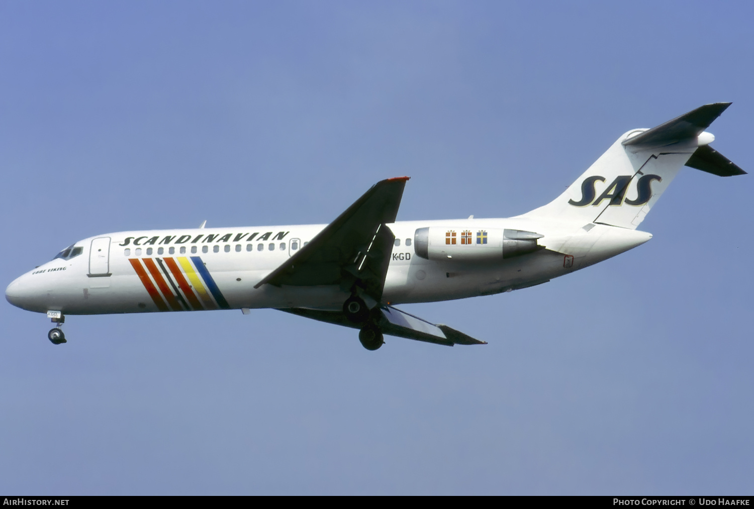 Aircraft Photo of OY-KGD | McDonnell Douglas DC-9-21 | Scandinavian Airlines - SAS | AirHistory.net #672023