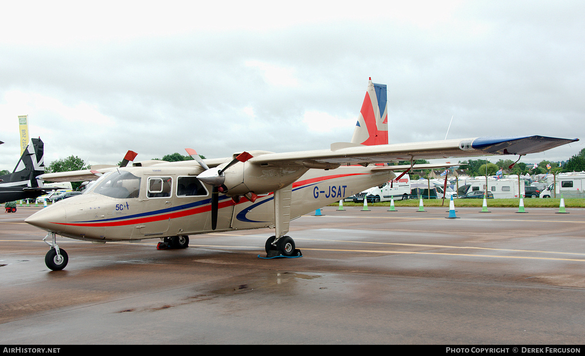 Aircraft Photo of G-JSAT | Britten-Norman BN-2T Turbine Islander | AirHistory.net #672059