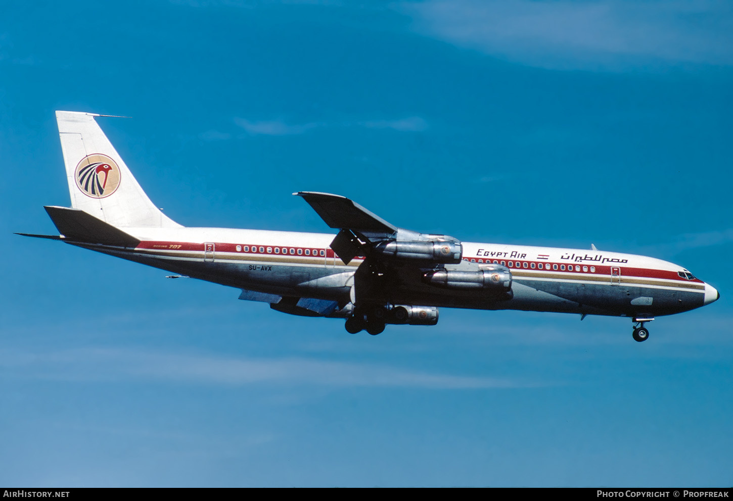 Aircraft Photo of SU-AVX | Boeing 707-366C | EgyptAir | AirHistory.net #672083