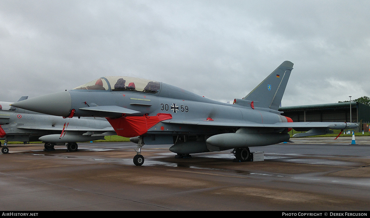 Aircraft Photo of 3059 | Eurofighter EF-2000 Typhoon T | Germany - Air Force | AirHistory.net #672087
