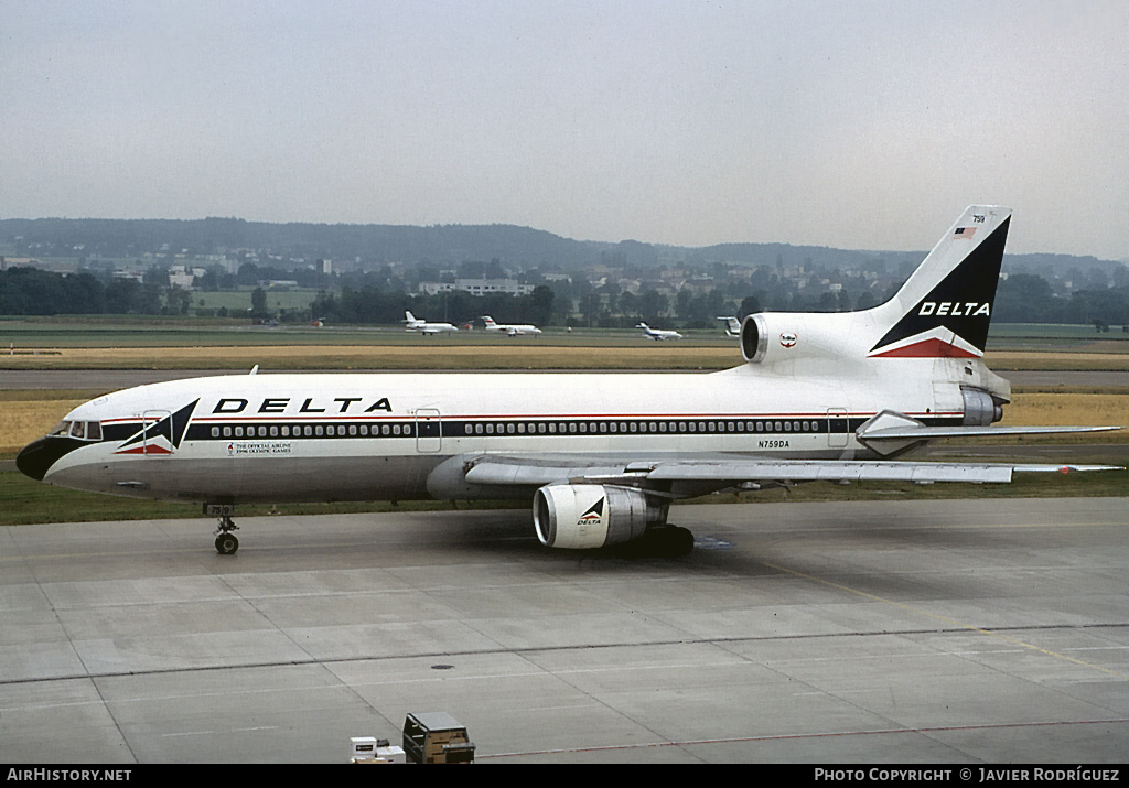 Aircraft Photo of N759DA | Lockheed L-1011-385-3 TriStar 500 | Delta Air Lines | AirHistory.net #672091