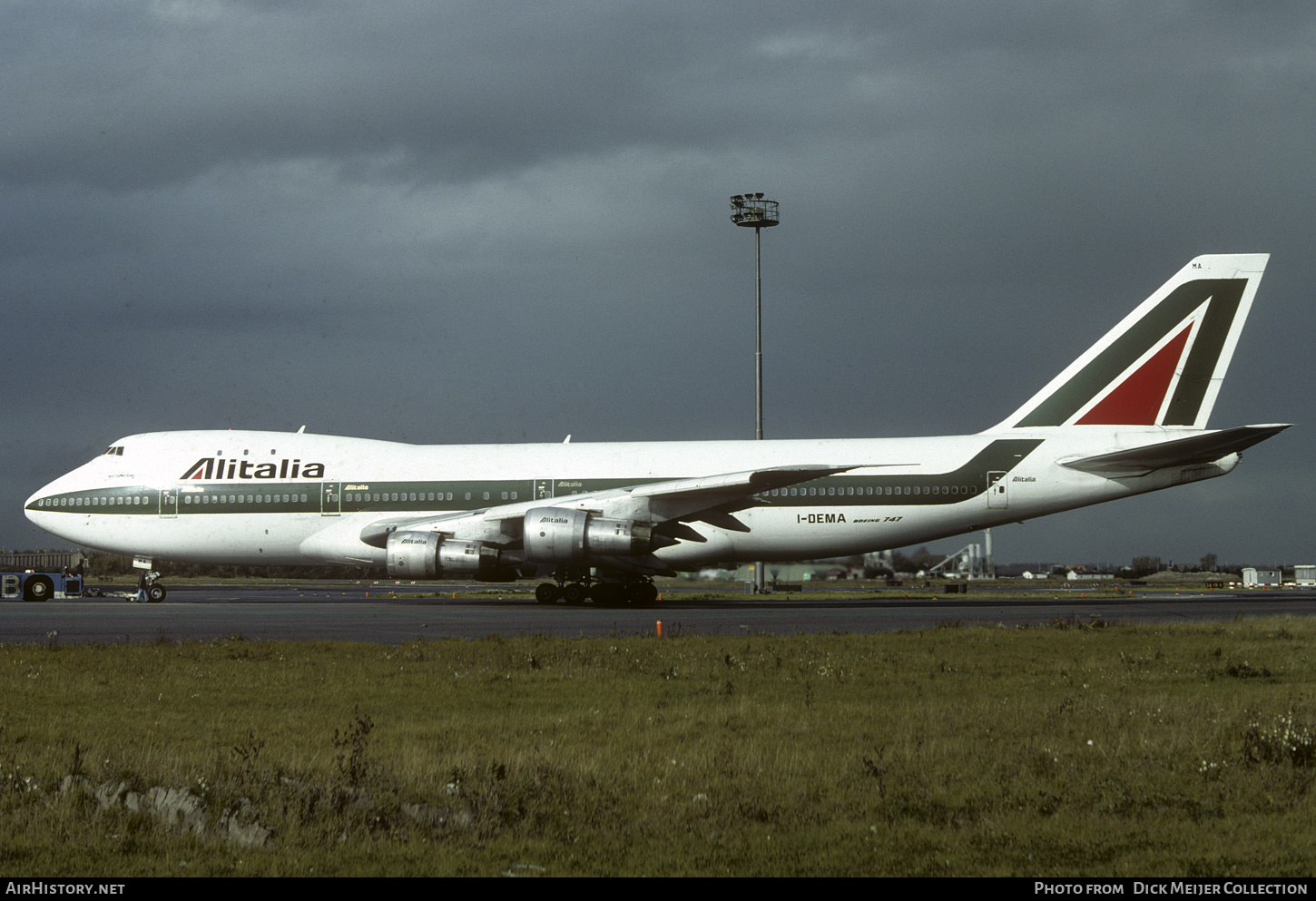 Aircraft Photo of I-DEMA | Boeing 747-143 | Alitalia | AirHistory.net #672108