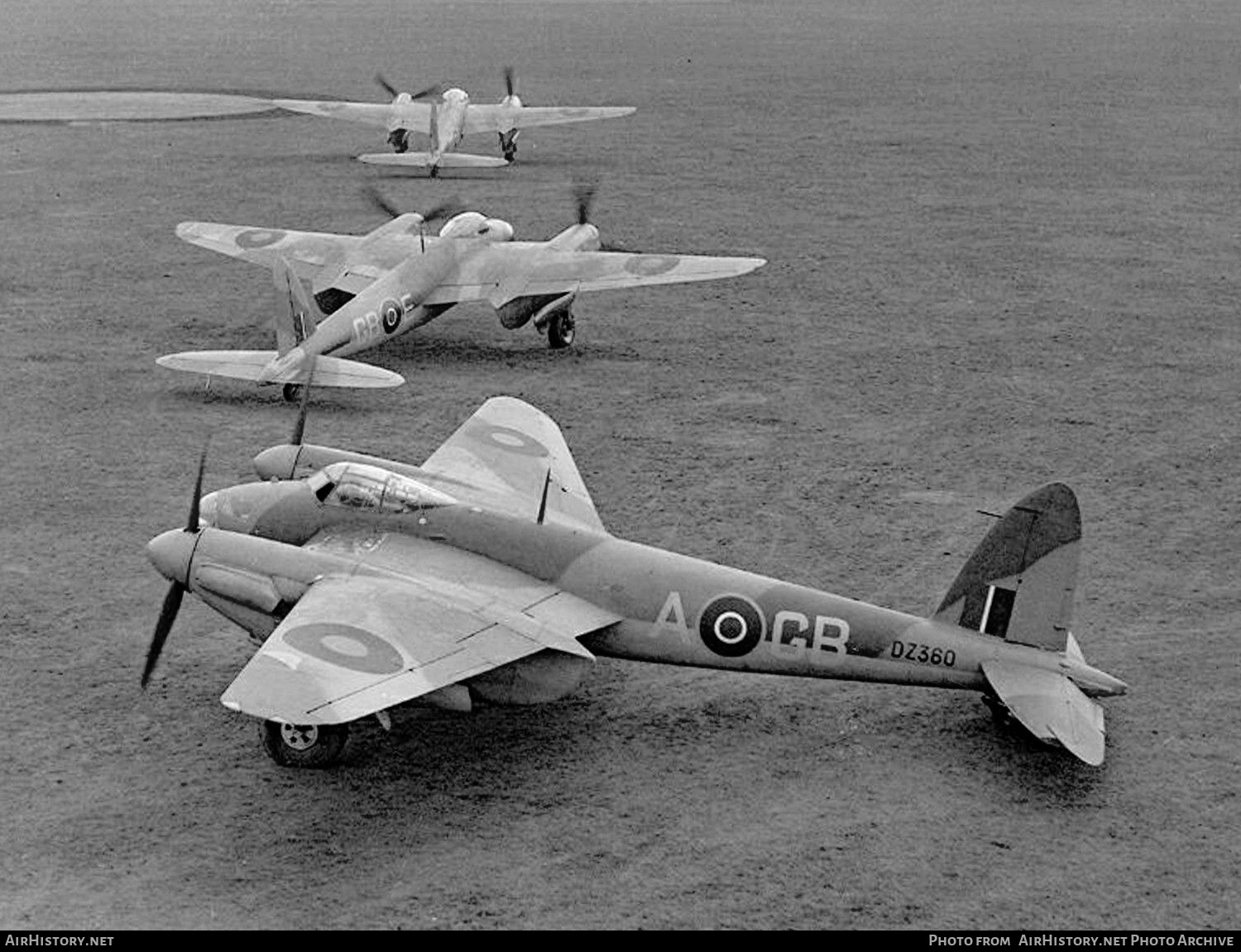 Aircraft Photo of DZ360 | De Havilland D.H. 98 Mosquito B4 | UK - Air Force | AirHistory.net #672126