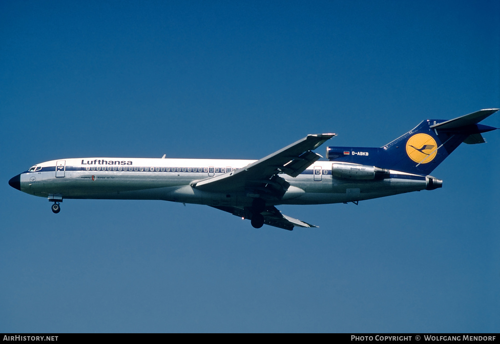 Aircraft Photo of D-ABKB | Boeing 727-230/Adv | Lufthansa | AirHistory.net #672128