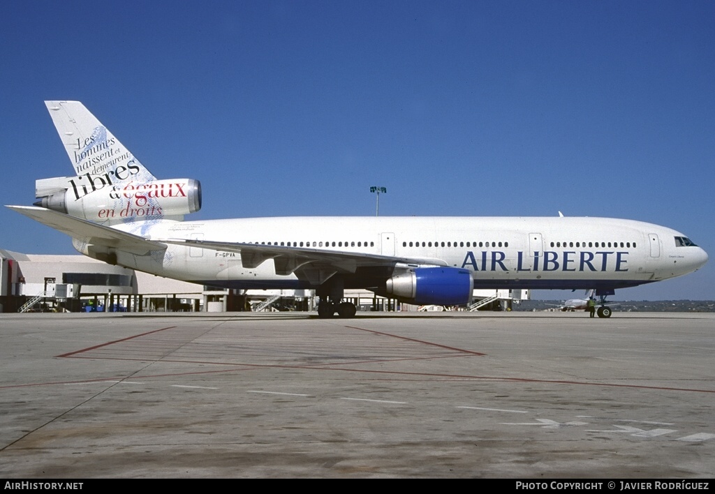 Aircraft Photo of F-GPVA | McDonnell Douglas DC-10-30 | Air Liberté | AirHistory.net #672149