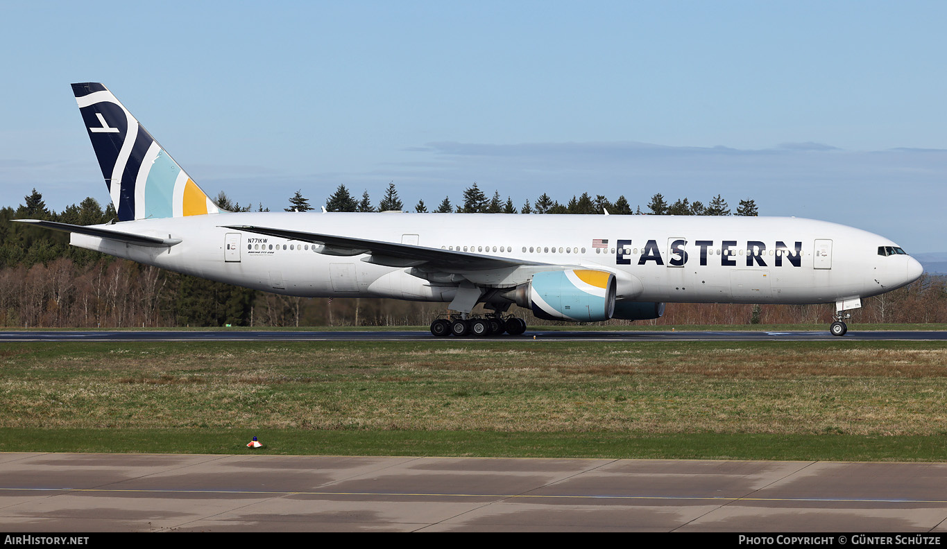 Aircraft Photo of N771KW | Boeing 777-212/ER | Eastern Airlines | AirHistory.net #672165