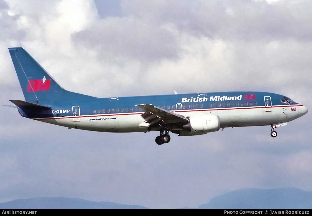 Aircraft Photo of G-OBMP | Boeing 737-3Q8 | British Midland Airways - BMA | AirHistory.net #672213