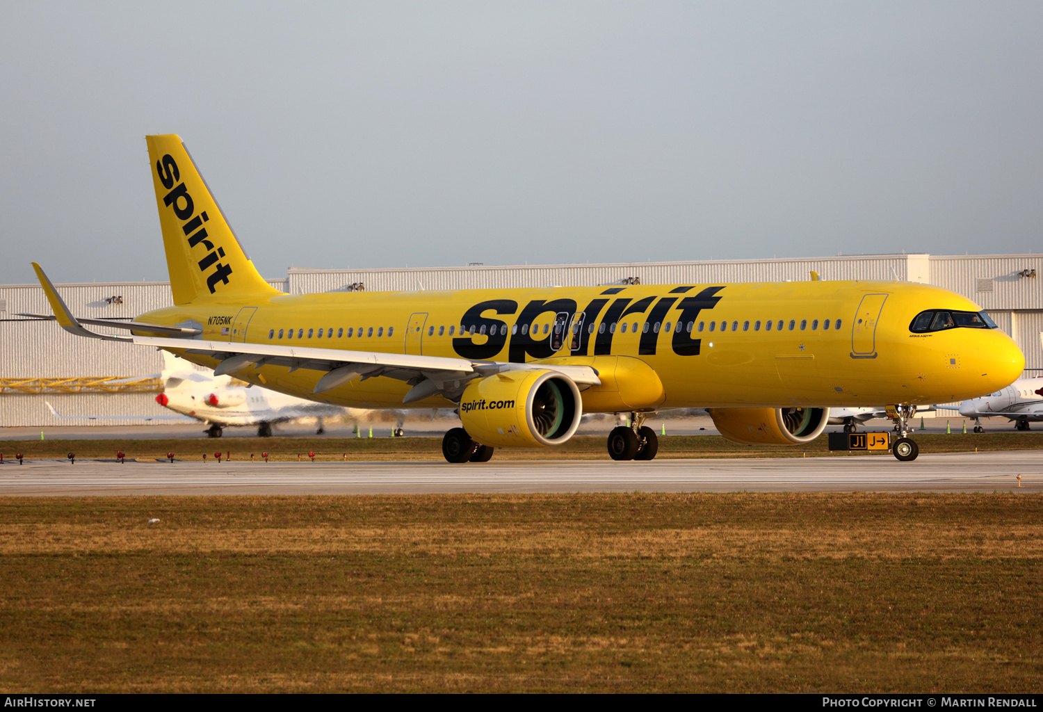 Aircraft Photo of N705NK | Airbus A321-271NX | Spirit Airlines | AirHistory.net #672221