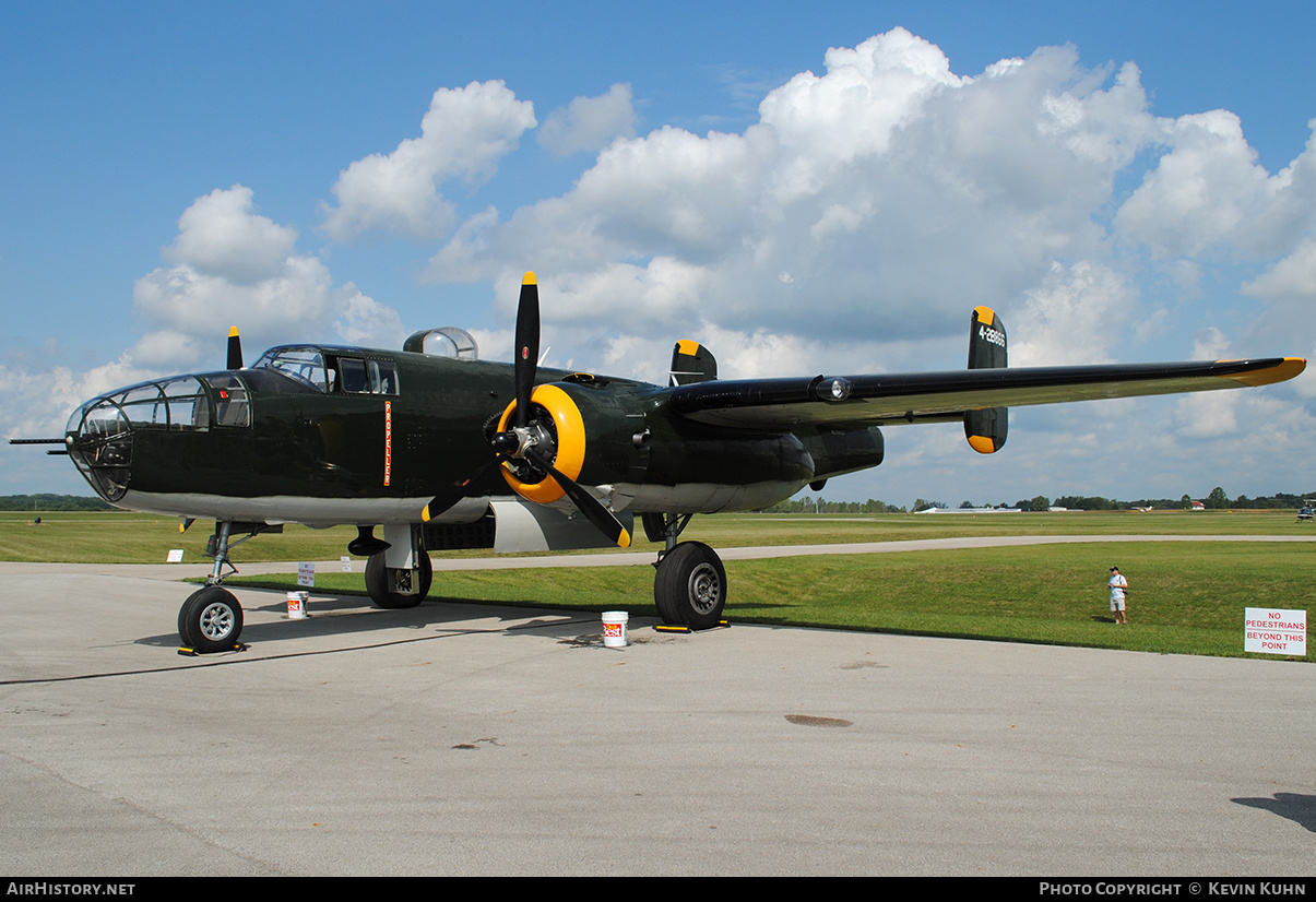 Aircraft Photo of N744CG / 4-28866 | North American TB-25N Mitchell | USA - Air Force | AirHistory.net #672241