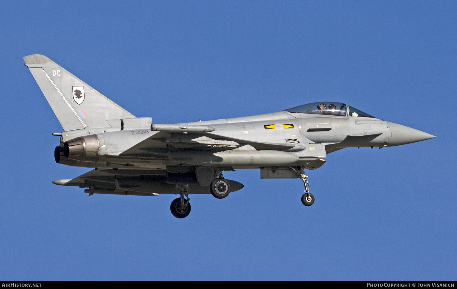 Aircraft Photo of ZJ919 | Eurofighter EF-2000 Typhoon FGR4 | UK - Air Force | AirHistory.net #672248