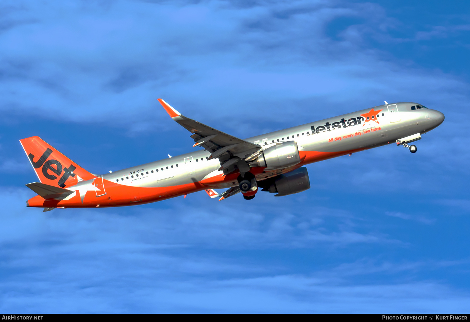 Aircraft Photo of VH-OFS | Airbus A321-251NX | Jetstar Airways | AirHistory.net #672250