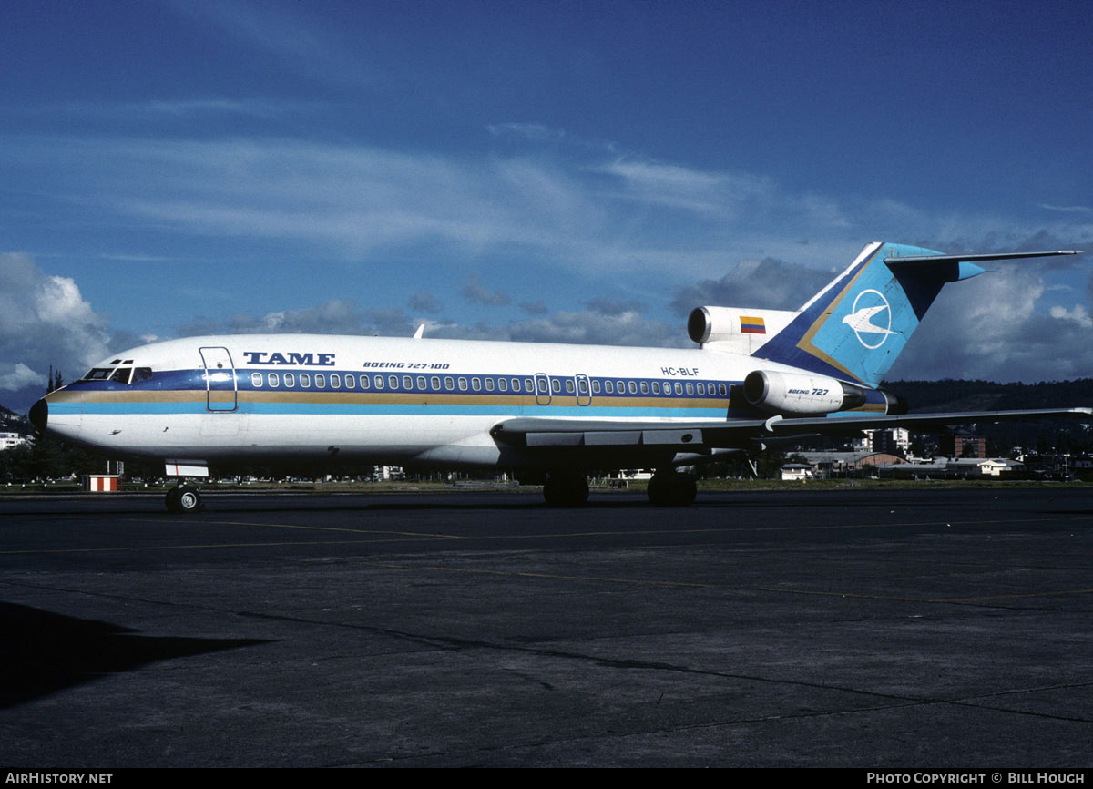 Aircraft Photo of HC-BLF / FAE-692 | Boeing 727-134 | TAME Línea Aérea del Ecuador | AirHistory.net #672267
