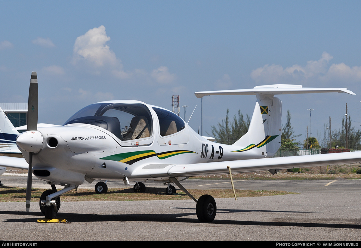 Aircraft Photo of JDF A-9 | Diamond DA40 Diamond Star | Jamaica - Air Force | AirHistory.net #672279
