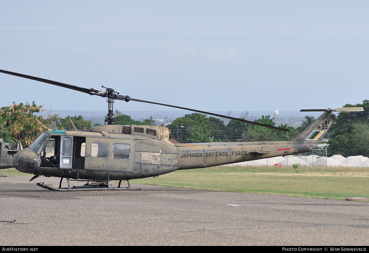 Aircraft Photo of JDF H-22 | Bell UH-1H Iroquois | Jamaica - Air Force | AirHistory.net #672281