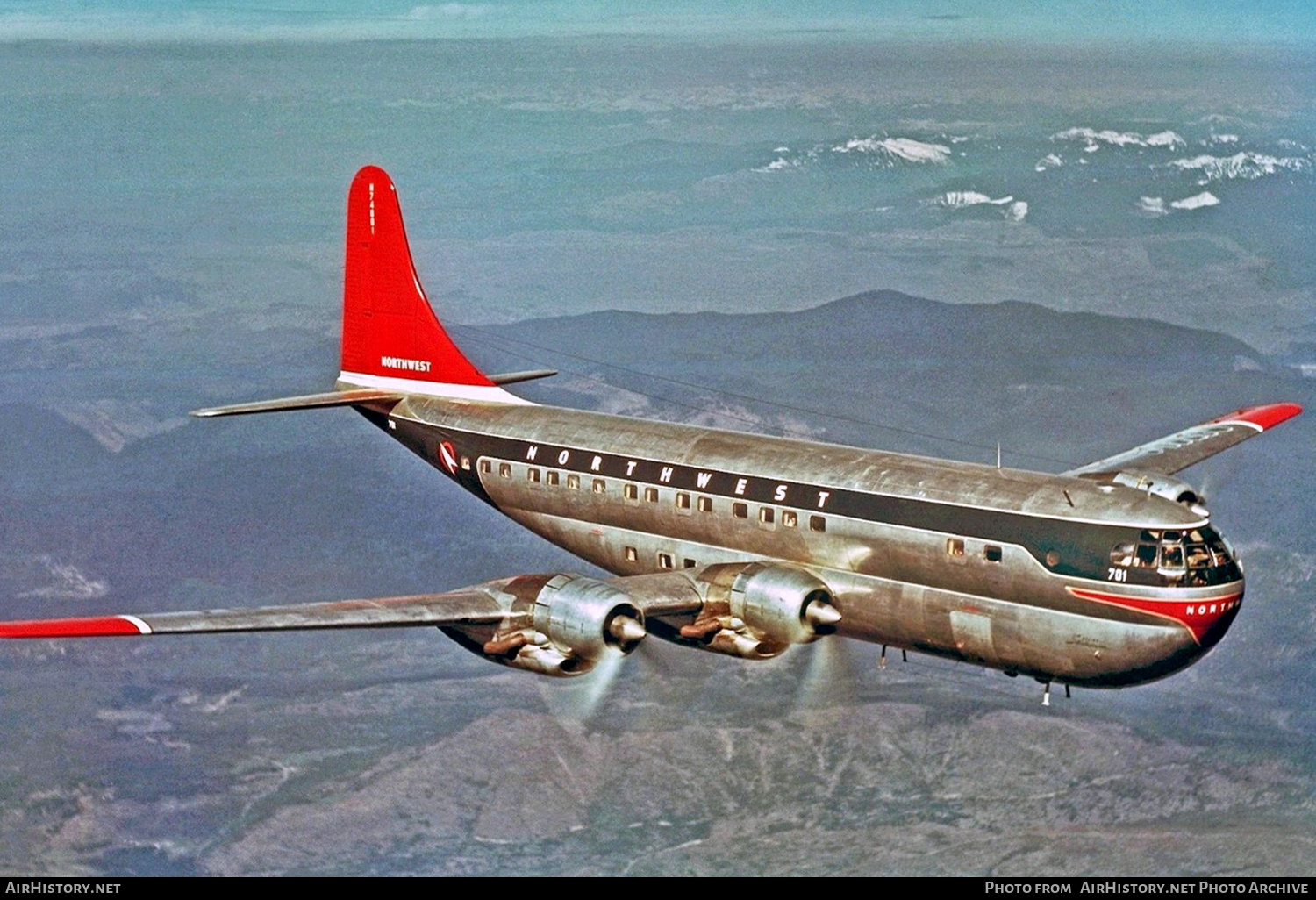 Aircraft Photo of N74601 | Boeing 377-10-30 Stratocruiser | Northwest Airlines | AirHistory.net #672323