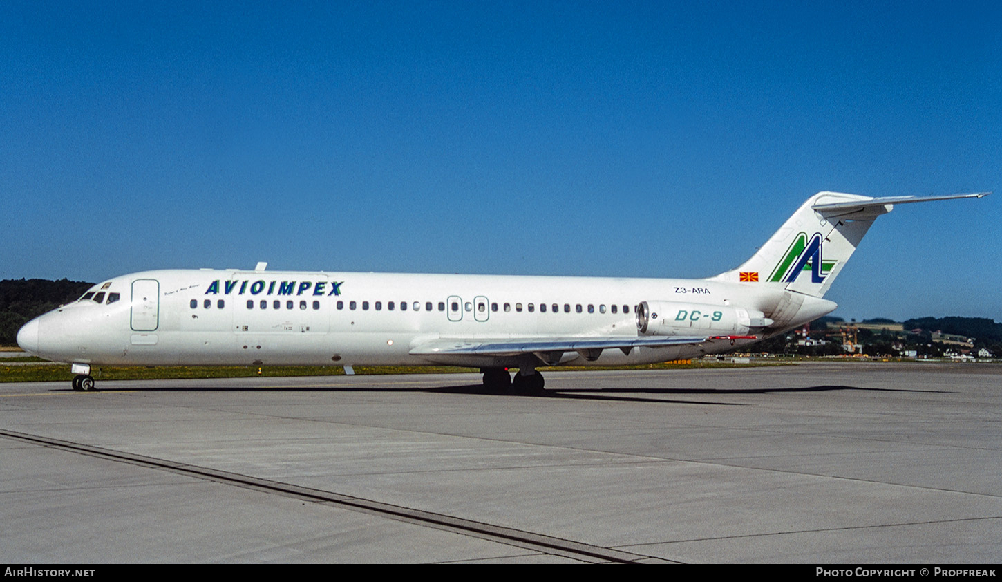 Aircraft Photo of Z3-ARA | McDonnell Douglas DC-9-33RC | Avioimpex | AirHistory.net #672343