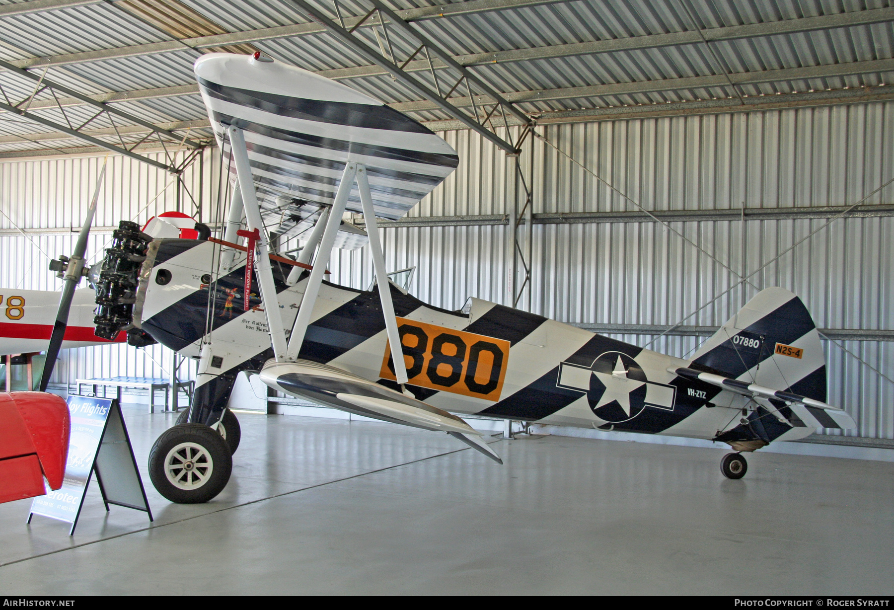 Aircraft Photo of VH-ZYZ / 07880 | Boeing N2S-4 Kaydet (A75N1) | USA - Air Force | AirHistory.net #672346