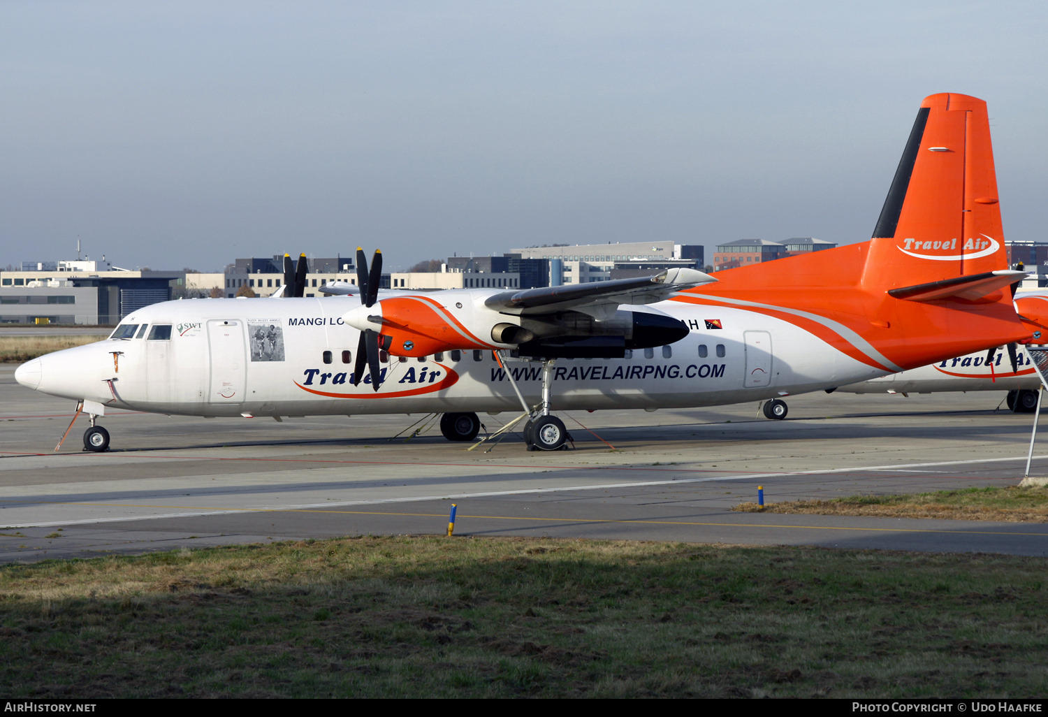 Aircraft Photo of P2-TAH | Fokker 50 | Travel Air | AirHistory.net #672351