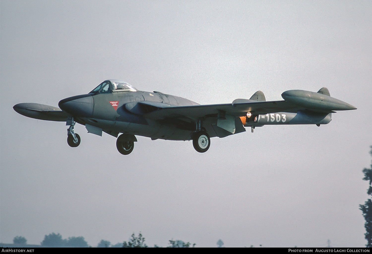 Aircraft Photo of J-1503 | De Havilland D.H. 112 Venom FB50 | Switzerland - Air Force | AirHistory.net #672361