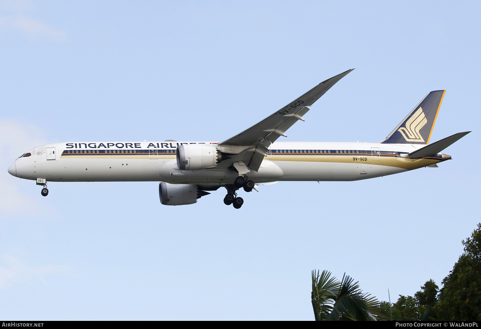 Aircraft Photo of 9V-SCD | Boeing 787-10 Dreamliner | Singapore Airlines | AirHistory.net #672363