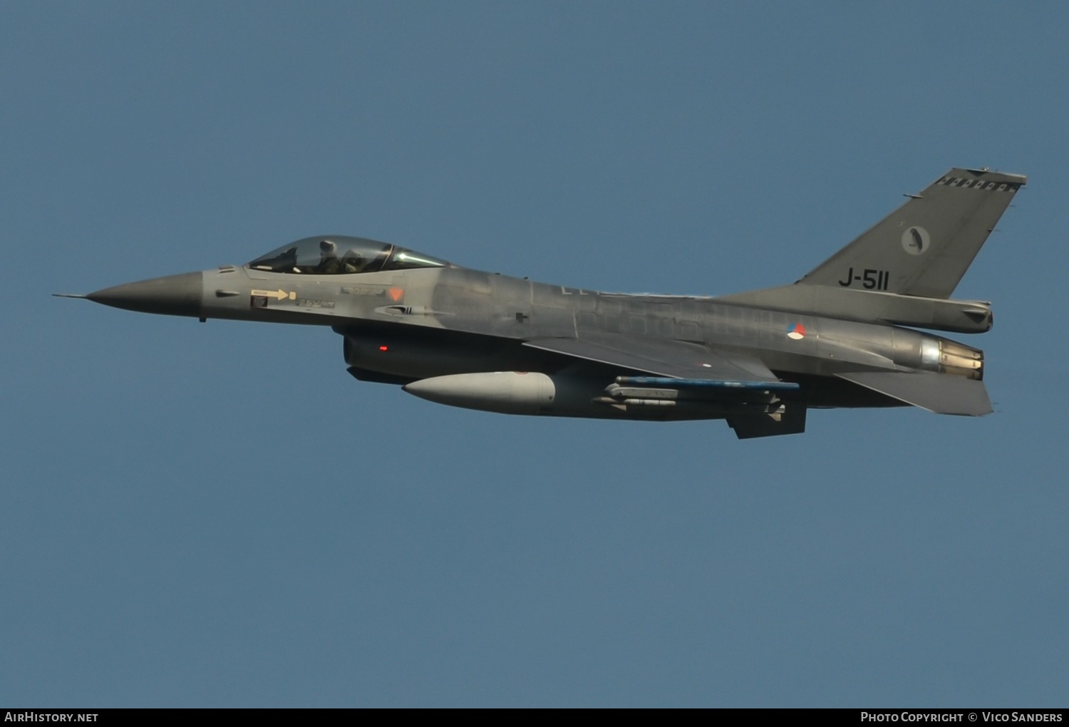 Aircraft Photo of J-511 | General Dynamics F-16AM Fighting Falcon | Netherlands - Air Force | AirHistory.net #672371