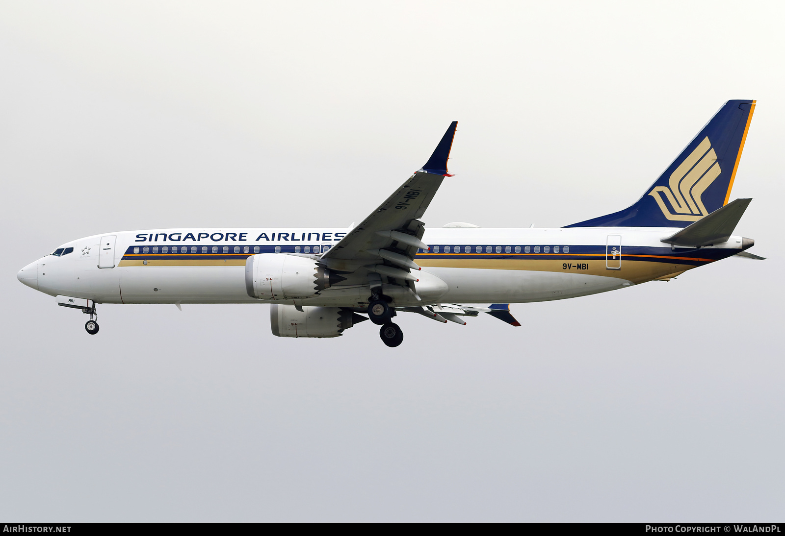 Aircraft Photo of 9V-MBI | Boeing 737-8 Max 8 | Singapore Airlines | AirHistory.net #672374