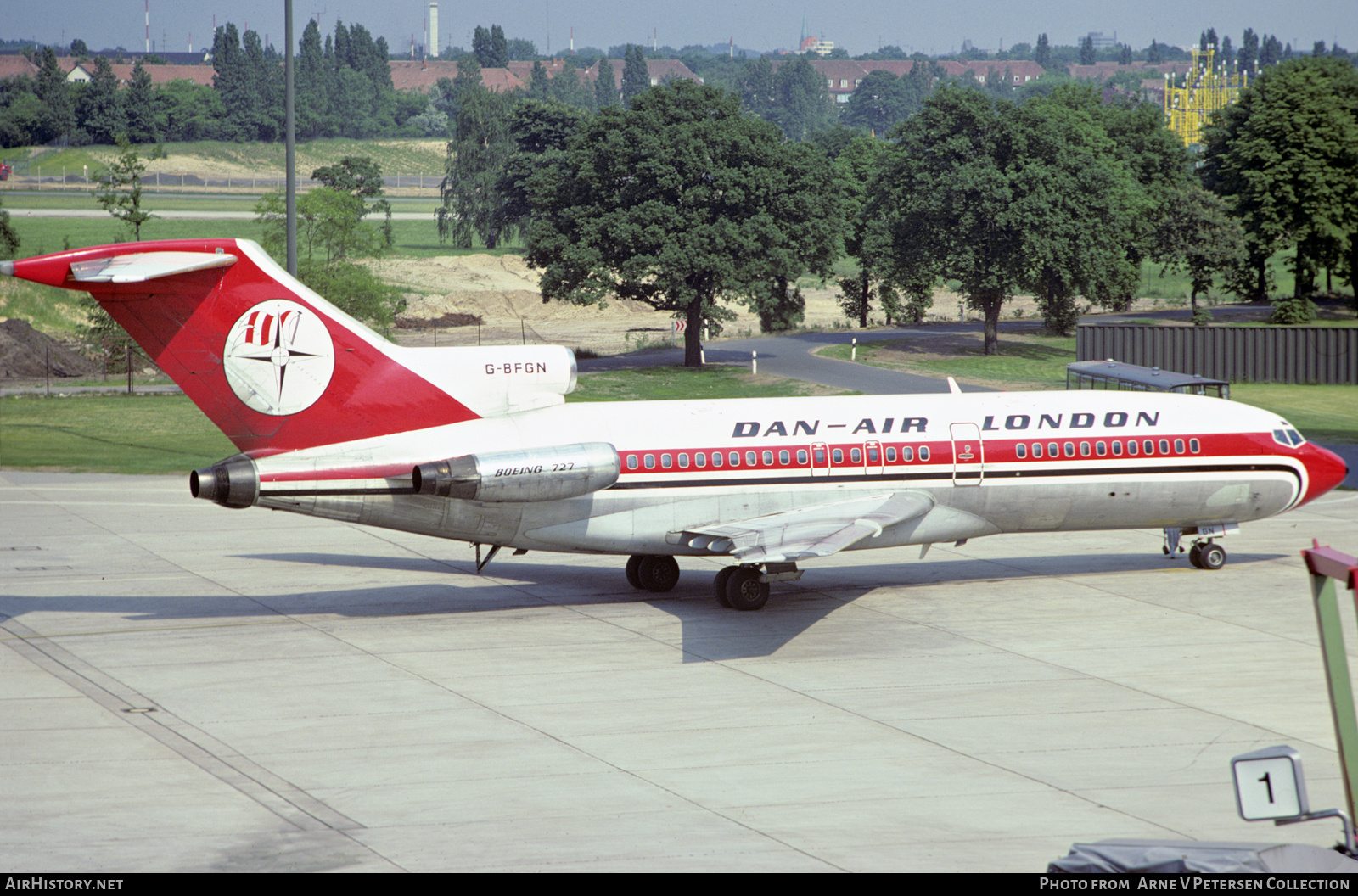 Aircraft Photo of G-BFGN | Boeing 727-95 | Dan-Air London | AirHistory.net #672398