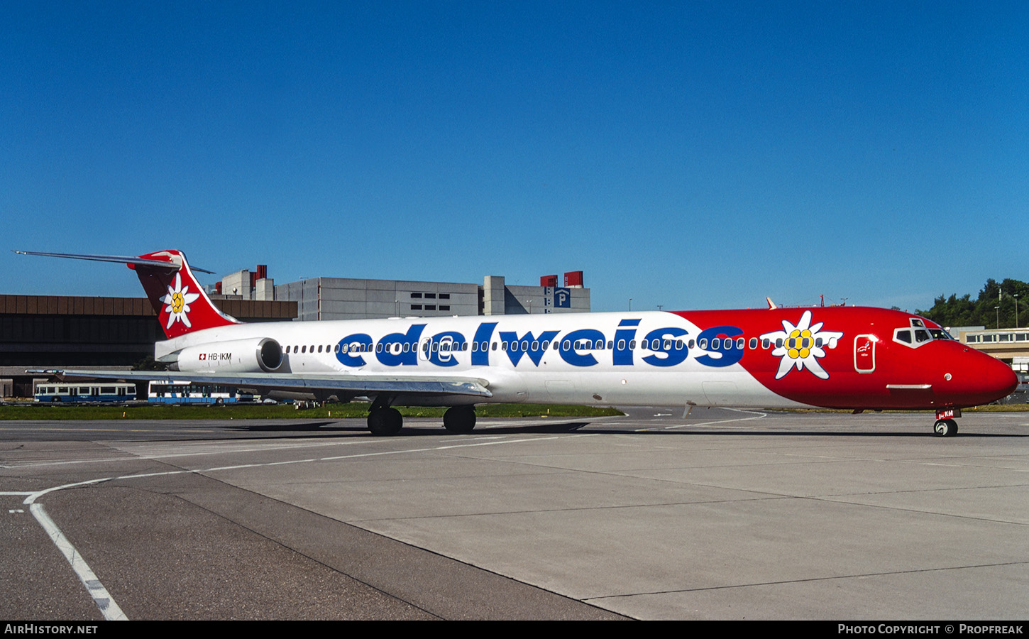 Aircraft Photo of HB-IKM | McDonnell Douglas MD-83 (DC-9-83) | Edelweiss Air | AirHistory.net #672401