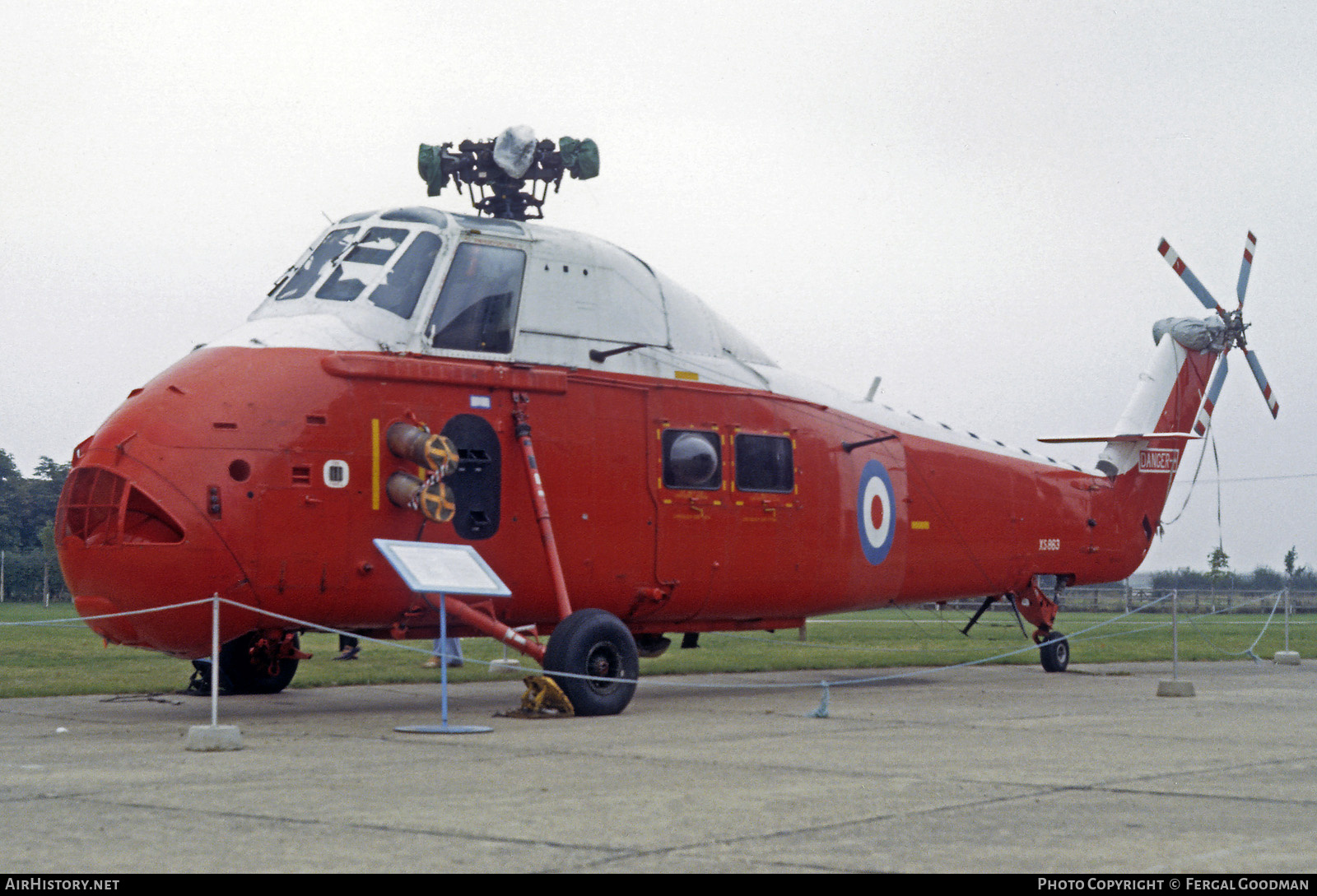 Aircraft Photo of XS863 | Westland WS-58 Wessex HAS.1 | UK - Air Force | AirHistory.net #672413