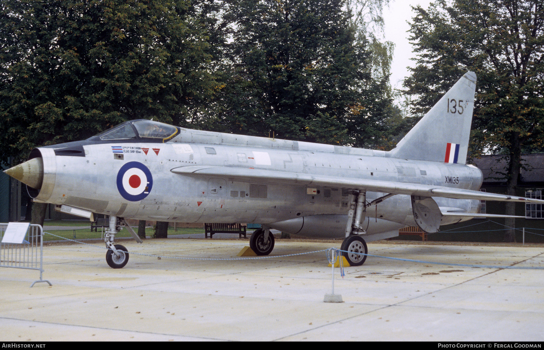 Aircraft Photo of XM135 | English Electric Lightning F1 | UK - Air Force | AirHistory.net #672414