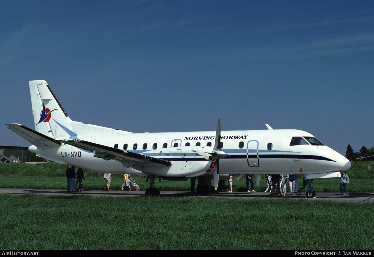 Aircraft Photo of LN-NVD | Saab 340A | Norving | AirHistory.net #672420
