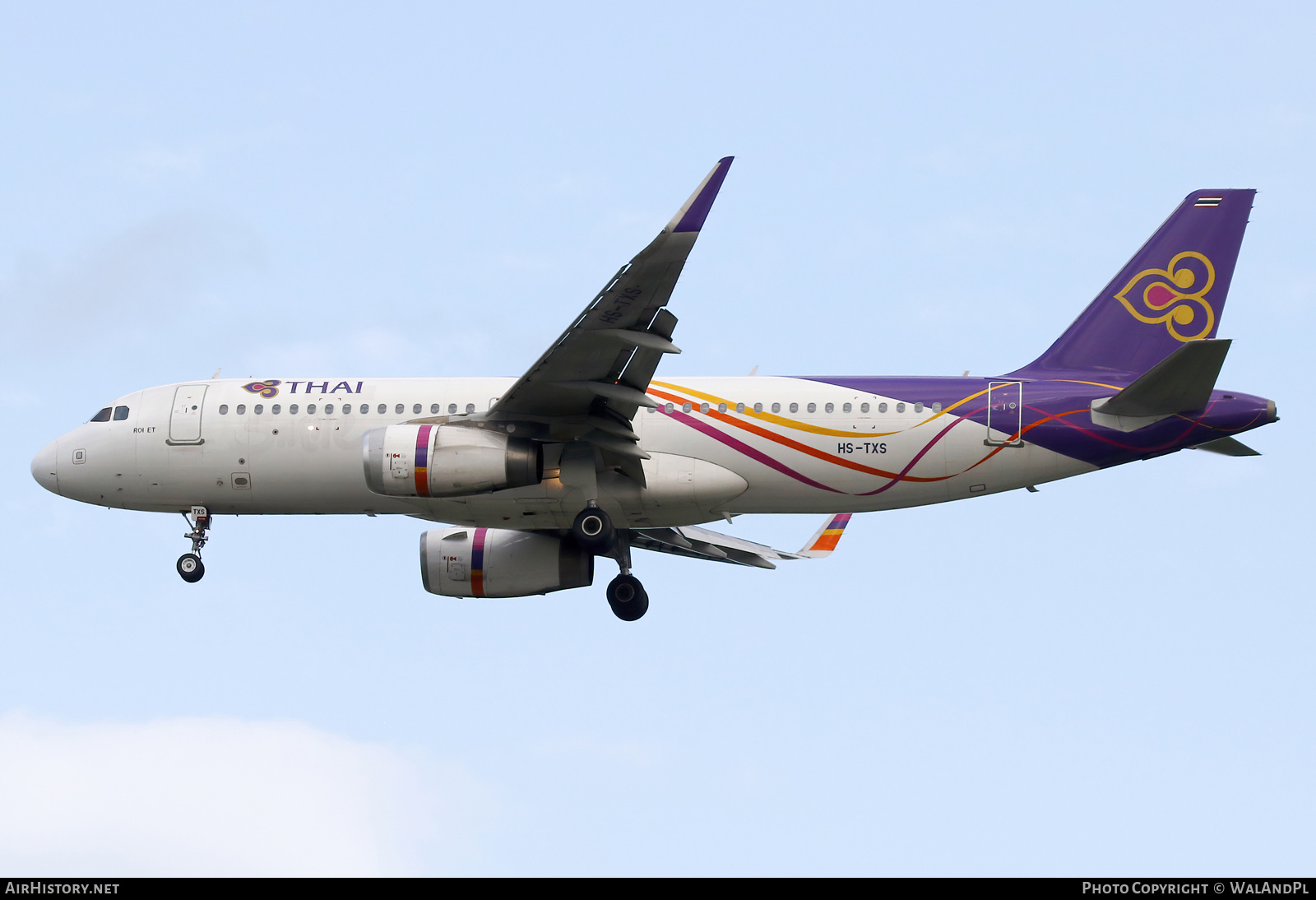 Aircraft Photo of HS-TXS | Airbus A320-232 | Thai Airways International | AirHistory.net #672427