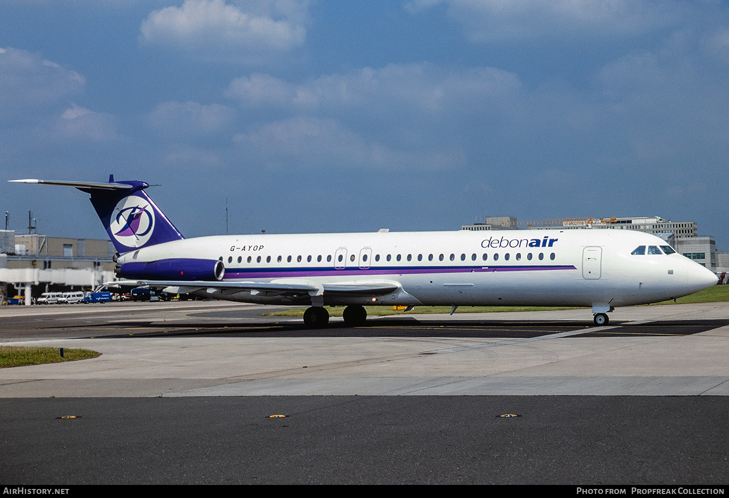 Aircraft Photo of G-AYOP | BAC 111-530FX One-Eleven | Debonair Airways | AirHistory.net #672451