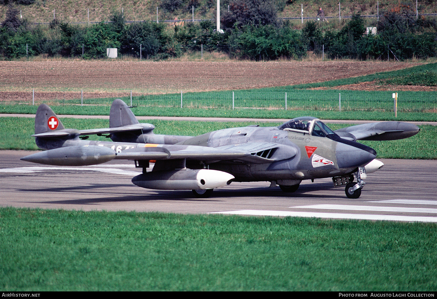 Aircraft Photo of J-1641 | De Havilland D.H. 112 Venom FB1R | Switzerland - Air Force | AirHistory.net #672481