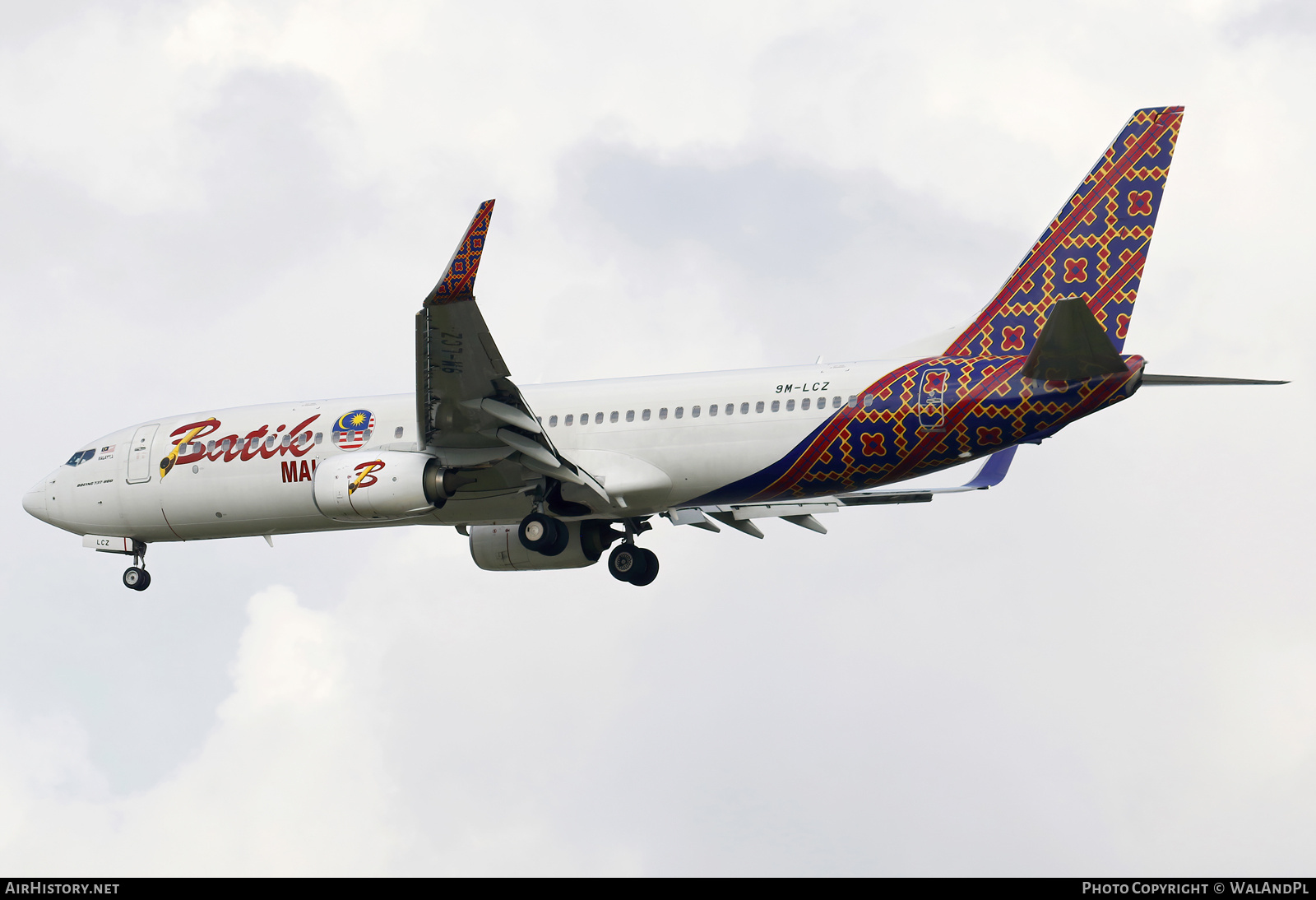 Aircraft Photo of 9M-LCZ | Boeing 737-8U3 | Batik Air Malaysia | AirHistory.net #672486