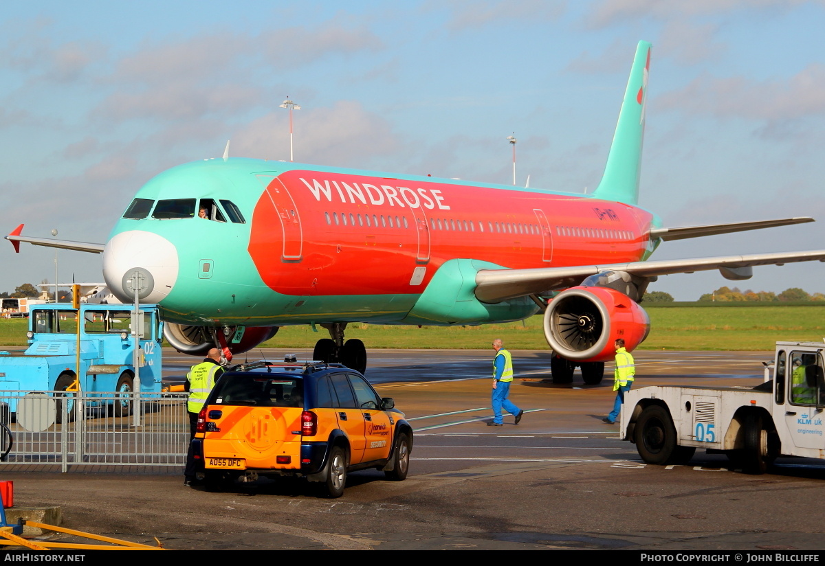 Aircraft Photo of UR-WRI | Airbus A321-231 | Windrose | AirHistory.net #672489