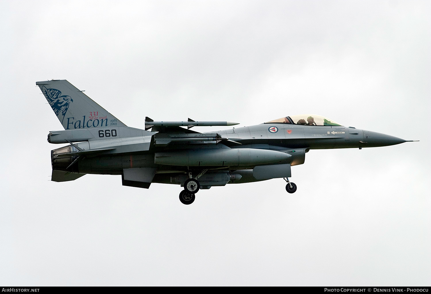 Aircraft Photo of 660 | General Dynamics F-16AM Fighting Falcon | Norway - Air Force | AirHistory.net #672493