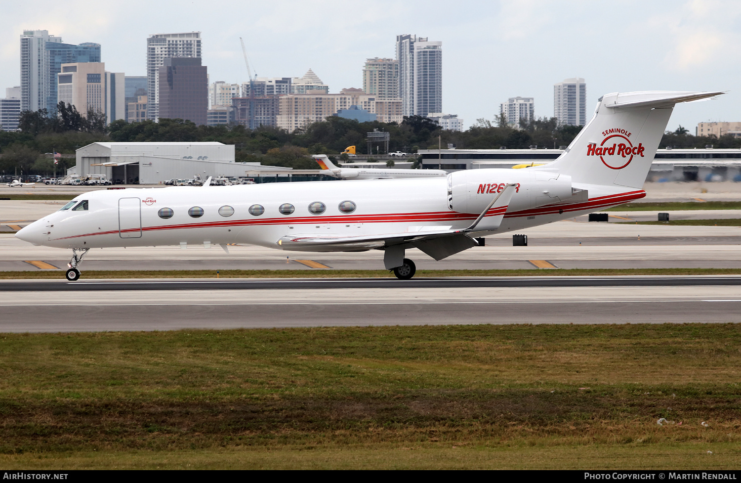 Aircraft Photo of N126HR | Gulfstream Aerospace G-V-SP Gulfstream G550 | Seminole Hard Rock Hotel & Casino | AirHistory.net #672506