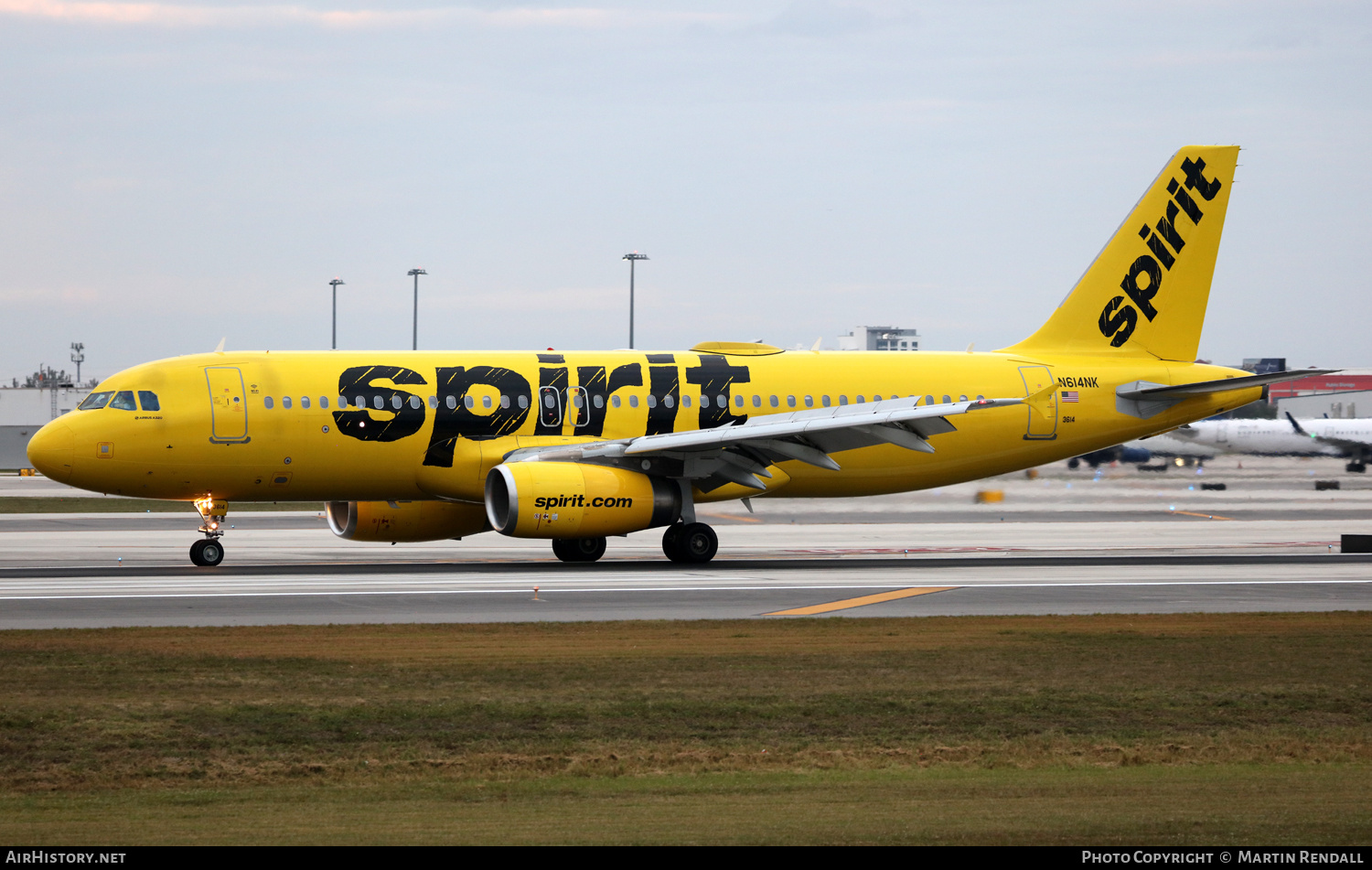 Aircraft Photo of N614NK | Airbus A320-232 | Spirit Airlines | AirHistory.net #672525