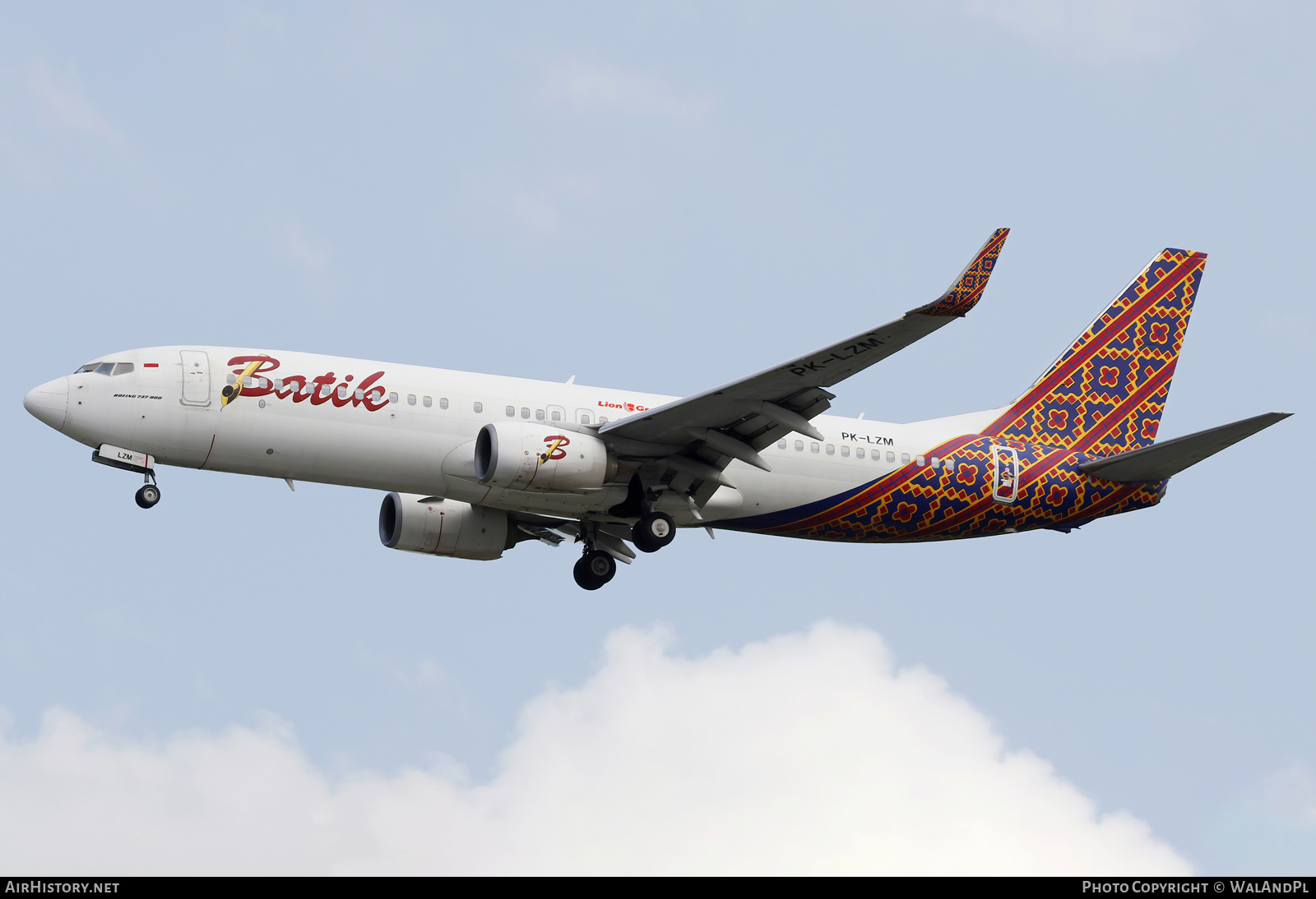 Aircraft Photo of PK-LZM | Boeing 737-8GP | Batik Air | AirHistory.net #672531