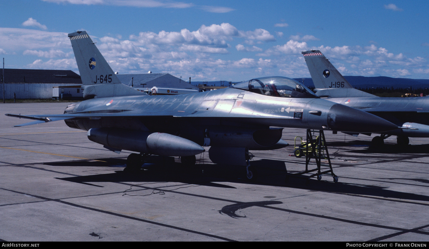 Aircraft Photo of J-645 | General Dynamics F-16A Fighting Falcon | Netherlands - Air Force | AirHistory.net #672542