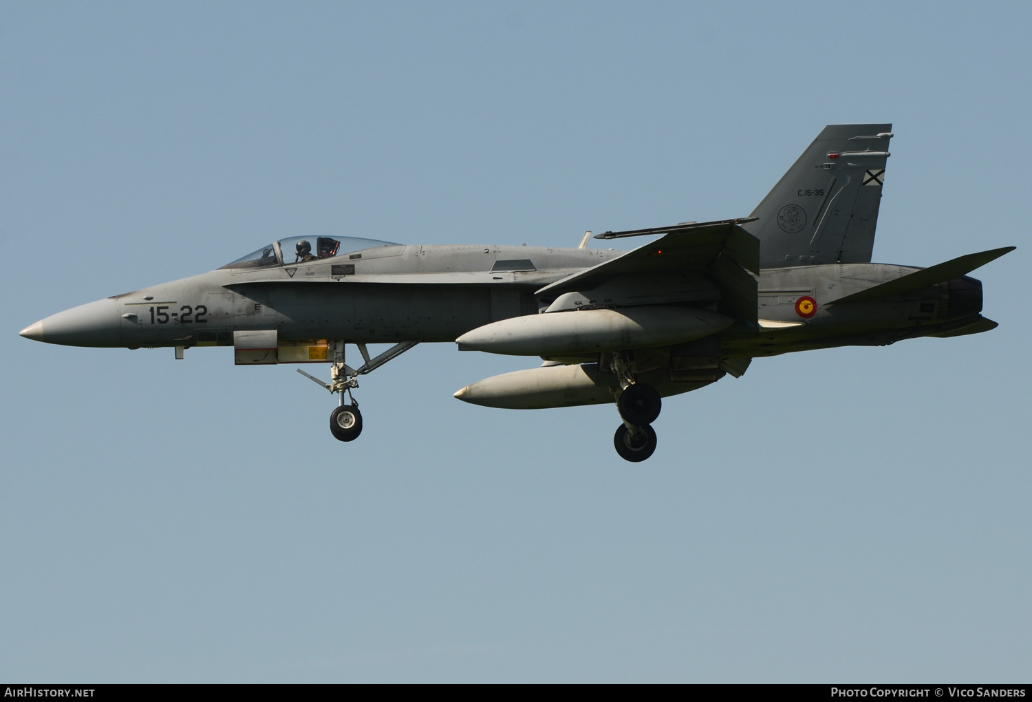 Aircraft Photo of C15-35 | McDonnell Douglas EF-18A Hornet | Spain - Air Force | AirHistory.net #672545