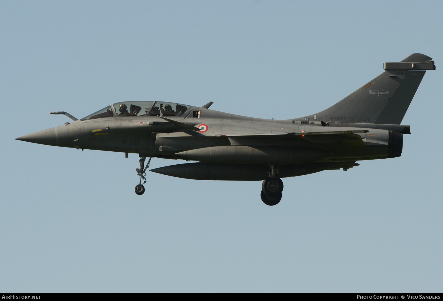 Aircraft Photo of 338 | Dassault Rafale B | France - Air Force | AirHistory.net #672546