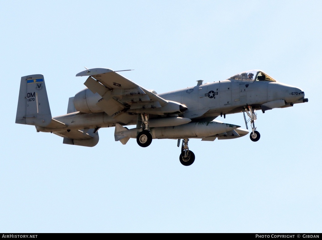 Aircraft Photo of 78-0670 / AF78-670 | Fairchild A-10C Thunderbolt II | USA - Air Force | AirHistory.net #672553
