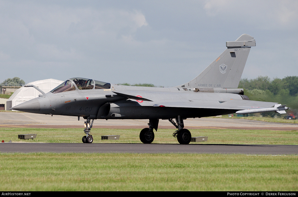 Aircraft Photo of 142 | Dassault Rafale C | France - Air Force | AirHistory.net #672558