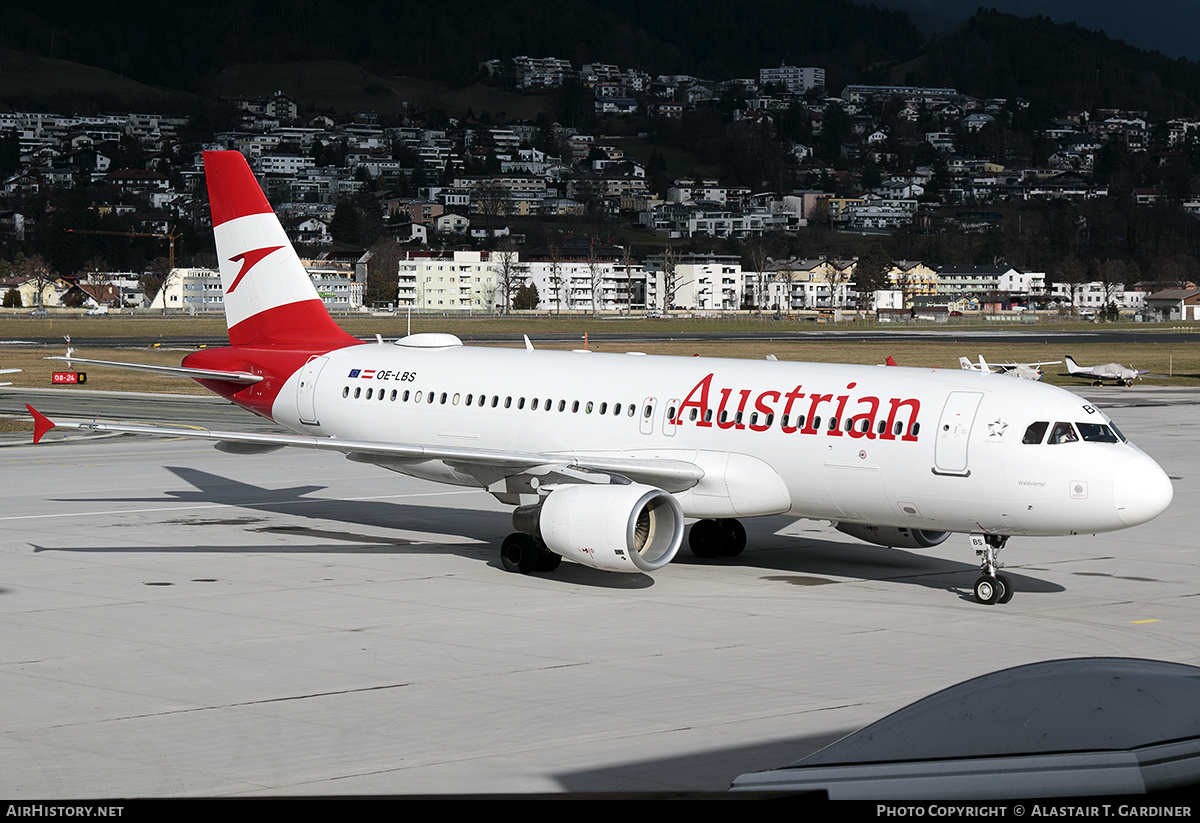 Aircraft Photo of OE-LBS | Airbus A320-214 | Austrian Airlines | AirHistory.net #672559