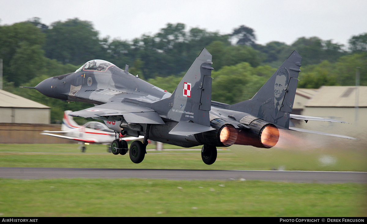 Aircraft Photo of 108 | Mikoyan-Gurevich MiG-29A (9-12A) | Poland - Air Force | AirHistory.net #672561