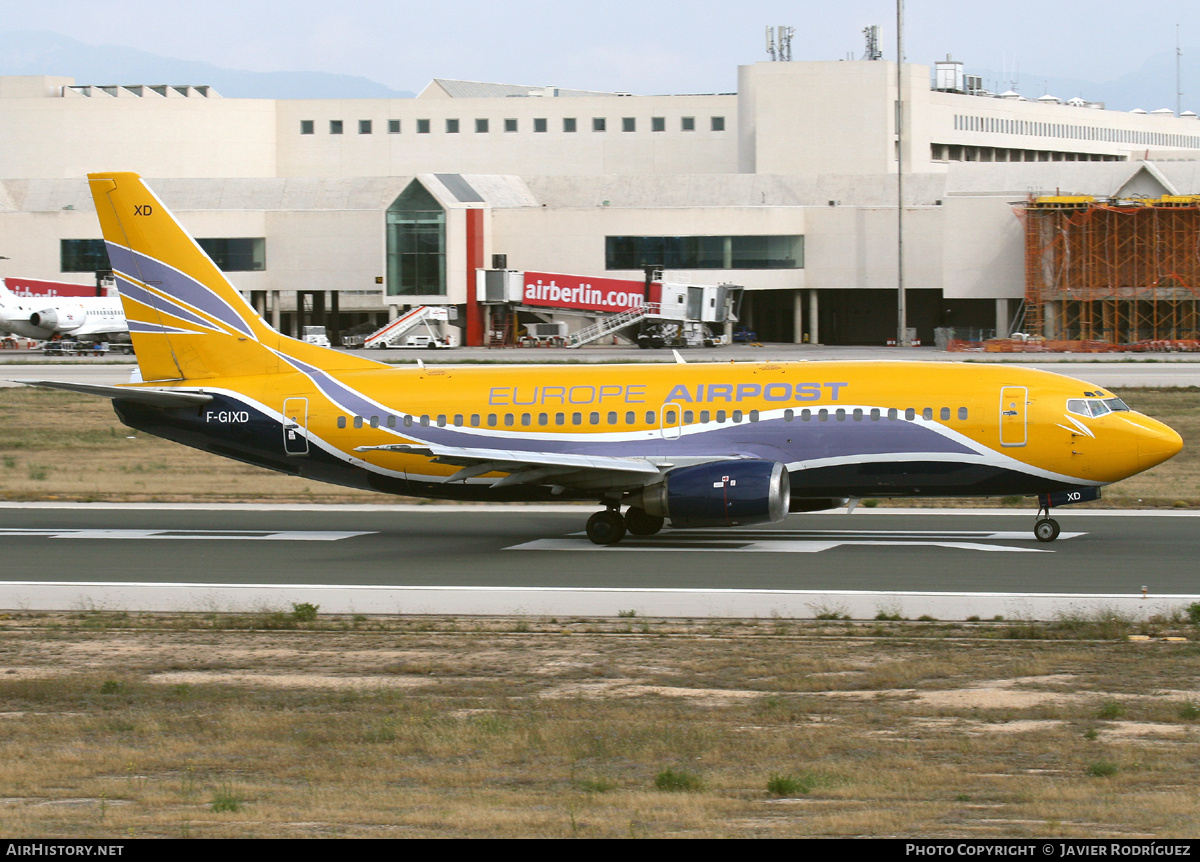 Aircraft Photo of F-GIXD | Boeing 737-33A(QC) | Europe Airpost | AirHistory.net #672586
